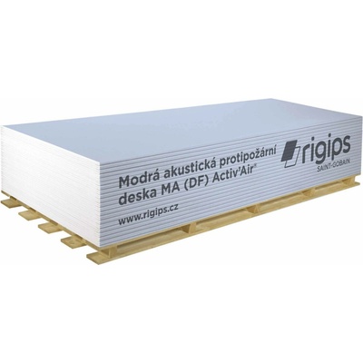 Modrá akustická deska Rigips MA (DF) Activ‘Air 12,5×1250×2000 mm