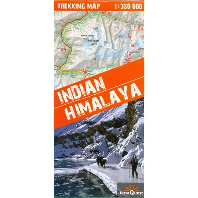 Indický Himaláj Indian Himalaya 1:350t 1:750t trekkingová mapa TQ