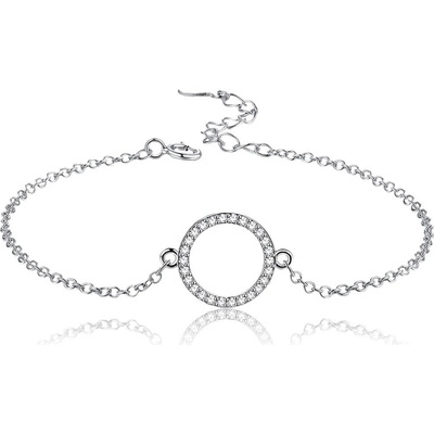 Elanis Jewel Stříbrný náramek Eternity s kubickými zirkony EJ00574