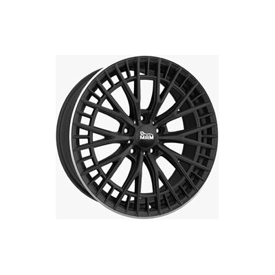 MAM GT2 8.5x19 5x114.3 ET35 black matt polished