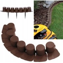 Prosperplast IPAL7 405 x 6 cm hnědá set 8 ks