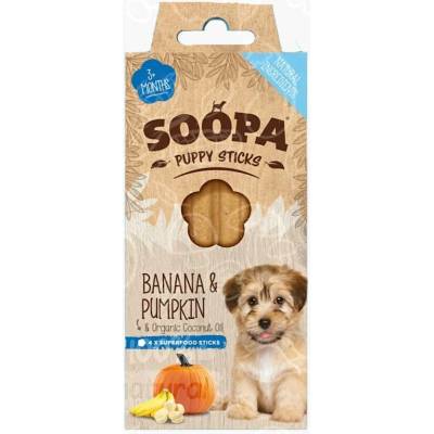 Soopa Tyčinky Puppy Banán a Tekvica dentálne maškrty 100 g