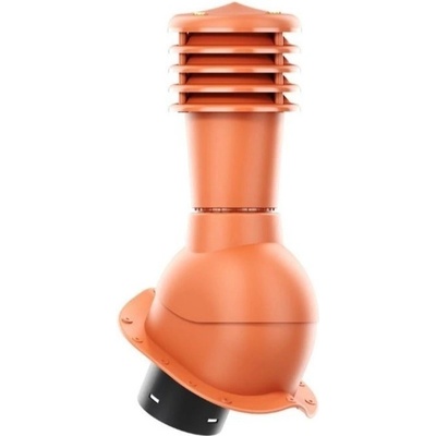 HPI Odvětrávací set pro plechové krytiny 125 mm nízký profil tmavě hnědá
