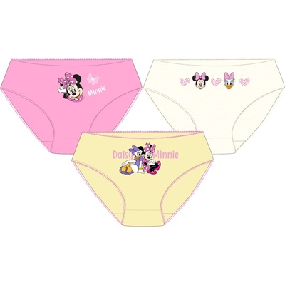 Minnie Mouse licencie dievčenské nohavičky 5233B115 ružová/ žltá/ biela