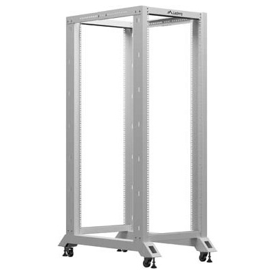 Lanberg Комуникационен шкаф Lanberg open rack 19" 32U 600x1000, grey (OR01-6032-S)