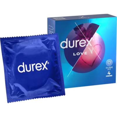 Durex Love Close Fit těsný střih 4 ks