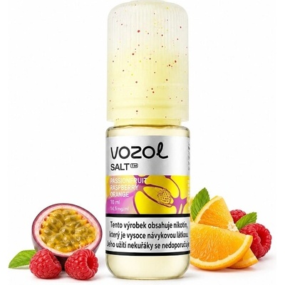 Vozol Salt Prime Passionfruit Raspberry Orange 10 ml 14,5 mg