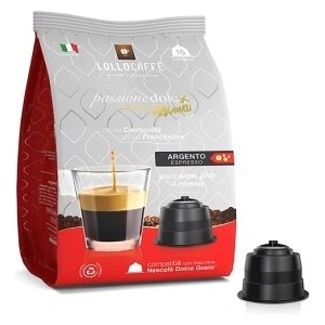  16 бр. кафе капсули Lollo Miscela Argento съвместими с Dolce Gusto