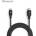 ADAM elements PeAk II Lightning to USB-C Cable - MFI сертифициран USB-C към Lightning кабел за Apple устройства с Lightning порт (120 см) (черен)