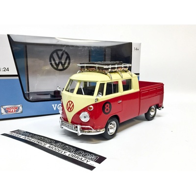 MOTORMAX Volkswagen T1 DoKa se zahrádkou 1:24