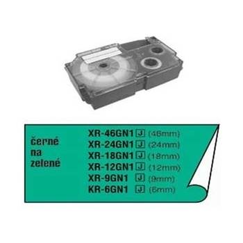 Casio XR-6GN1, черен печат/зелен фон, неламинирана (XR-6GN1)