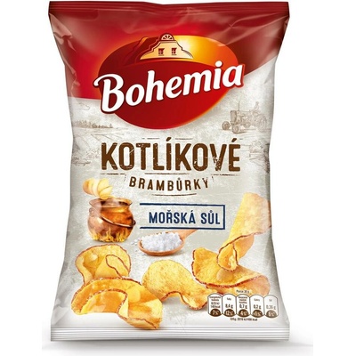 Bohemia Kotlíkové brambůrky mořská sůl 100 g