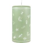 Unipar Зелена свещ , време на горене 87 h Fleur - Unipar (Fleur Green Pillar 80x150)