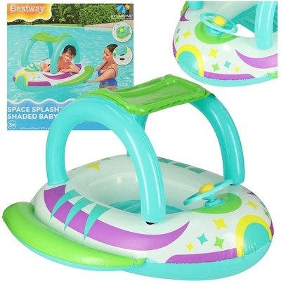 Bestway 34149 Nafukovacie vesmírna loďka Space Boat pre deti s volantom a striežkou