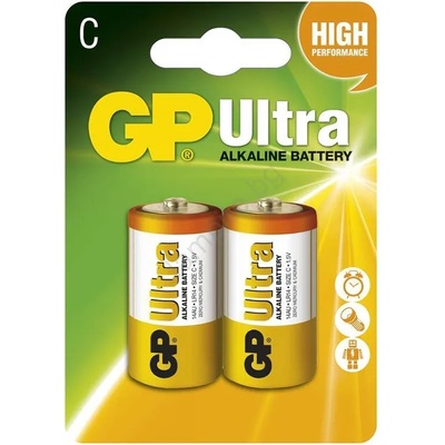 EMOS 2 бр. Алкална батерия c gp ultra 1, 5v (ems058)