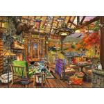 Bluebird Puzzle - Puzzle Adirondack Porch 1000 II - 1 000 piese