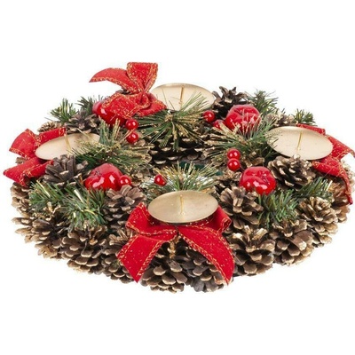 MagicHome Vánoce červený, 25 cm