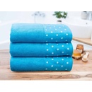 MKLozkoviny bambusový uterák Sofia 50 x 100 cm tyrkysová