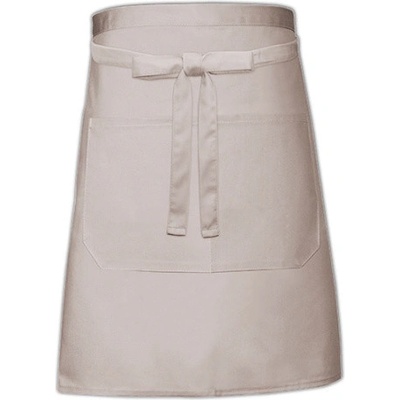 Link Kitchen Wear Pekařská zástěra s kapsou X964T Sand 90x50cm