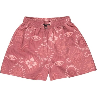 Santa Cruz Venice Swimshort Red Patchwork