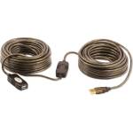 Lindy Кабел Lindy 42631, USB Type A(м) към USB Type А(ж), 20m, кафяв, удължителен (LNY-42631)