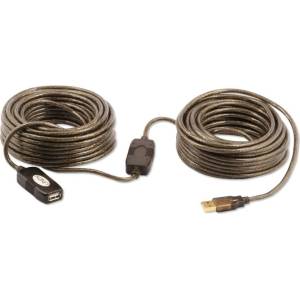 Lindy Кабел Lindy 42631, USB Type A(м) към USB Type А(ж), 20m, кафяв, удължителен (LNY-42631)
