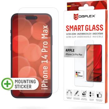 Displex Стъклен протектор за екран Displex Smart Glass (2D) за iPhone 14 Pro Max (19936)