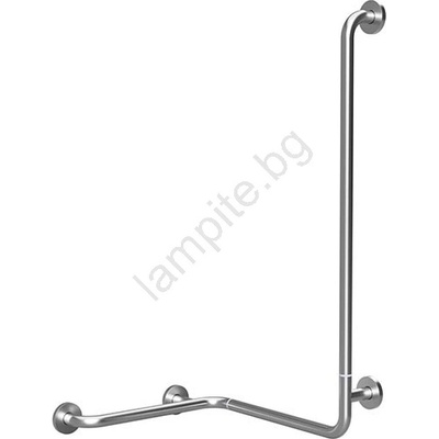 Bemeta Опорна дръжка за душ 66x118 см неръждаема стомана/sребриста (BD0138)