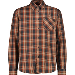 CMP Мъжка риза с копчета CMP Shirt Long Sleeves Shirt - Antracite / Orange / Corda - размер 46 (EU) (033-3074-0111)