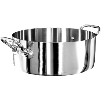 Pentole Agnelli ТЕНДЖЕРА БЕЗ КАПАК 1907 alu-inox 32cm 12l (alum10632)