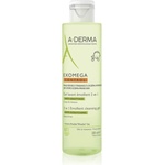 A-DERMA Exomega Control 2 in 1 emollient cleansing gel душ гел за суха към атопична кожа 200ml