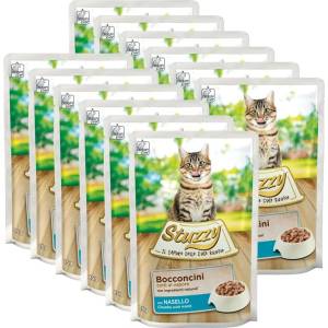 Stuzzy Cat Chunks парчета треска в сос 12 x 85 г