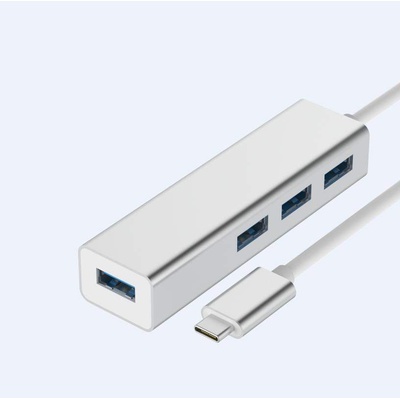 Comma iRonclad USB-C Hub with USB 3.0 - алуминиев USB-C хъб с 4xUSB 3.0 изхода