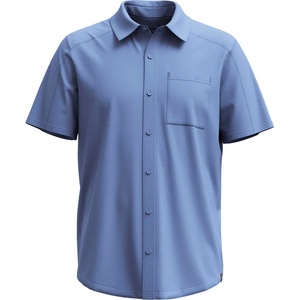 Smartwool Мъжка риза с копчета Smartwool Everyday Short Sleeve Button Down Shirt - Nightfall Blue - размер XL (033-2286-0414)
