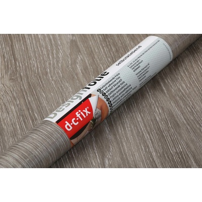 d-c-fix 3468135 Samolepicí fólie dub Sheffield perleťově šedá, dřevo rozměr 90 cm x 2,1 m