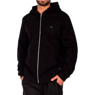 Iriedaily Мъжко яке за тренировка Iriedaily Mini Flag 2 Zip Hood Training jacket - Uni Black - размер S (003-2672-0812)