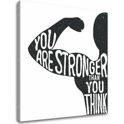 Motivačný obraz na stenu You are stronger - 30x30 cm