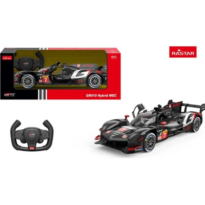 Rastar RC auto Toyota Gazoo Racing GR010 Hybrid 1:14 černé