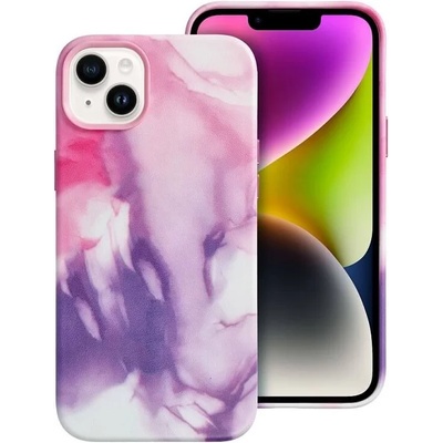 Forcell Magsafe Кожен Калъф за iPhone 14 Plus, Forcell Leather Splash Case, Розов (5903396193385)