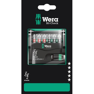 Wera BiTorsion 1 SB 12 dílný 136385