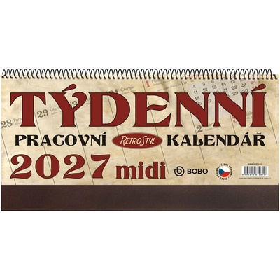 Pracovní MIDI Retro 2027