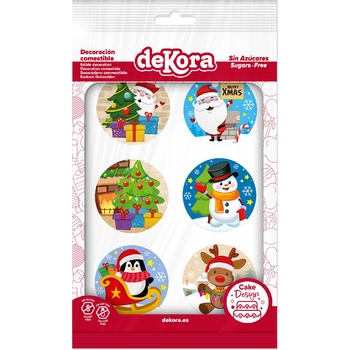 Dekora Микс от ядливи картинки - Коледа 6 бр