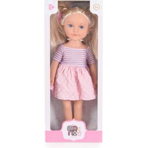 Moni Кукла Moni Toys - Pretty Girl, 46 cm, С розова рокля (111823)