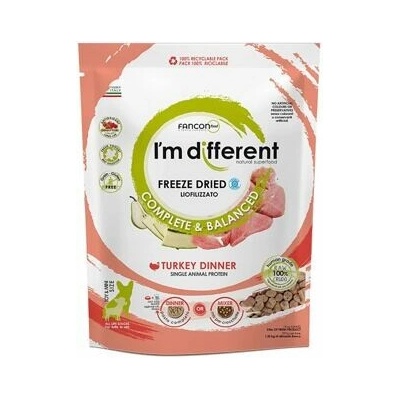 I´M DIFFERENT krmivo mrazom suš. Raw Turkey Dinner 156 g