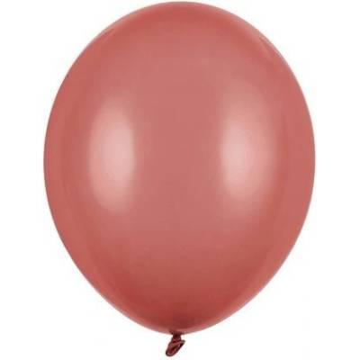 Party Deco Пастелен латексов балон - бургунди - 23 см (sb10p-086)