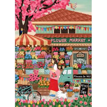 Pieces & Peace - Puzzle Flower Market - 1 500 piese