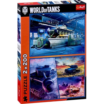 Trefl Пъзел Trefl от 2 x 200 части - World of Tanks: Бронирана мисия (13346)