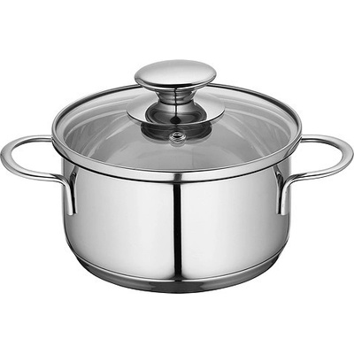 Küchenprofi COOK CAPRI Mini hrnec se skleněnou poklicí 1 l/14 cm nerez