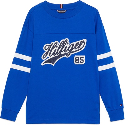Tommy Hilfiger Тениска 'Varsity' синьо, размер 116