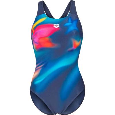 arena Дамски бански костюм Arena Women's Print Swimsuit Control Pro Low LB Swimsuit - Multi / Navy / Navy - размер 40 (EU) (150-5859-0114)